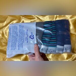 Gildan Men's Boxer Briefs 3-Pack in Gray, Teal & Navy